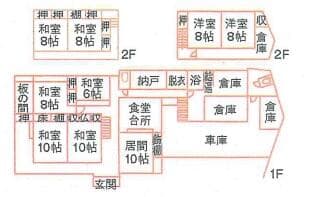 栗原市 若柳字川南砂原（石越駅） 2階建 ９ＤＫ - 画像1