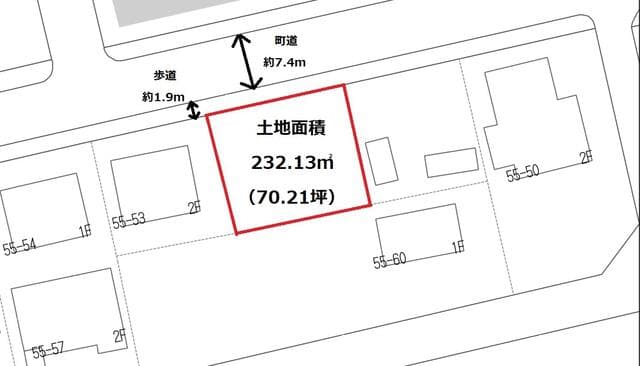 亘理郡亘理町 吉田字中原（亘理駅） 住宅用地 - 画像1